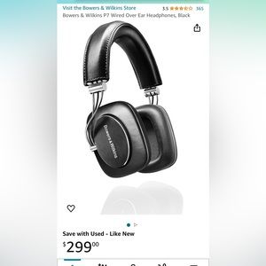 Bowers & Wilkins headphones